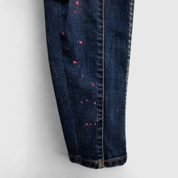 DSQUARED2 Classic Kenny Twist Pink Paint Splatter Button Fly DSquared 34 - Picture 7 of 15